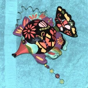 WESTLAND Gift Ware FISH OTTA New Tropical CERAMIC FIGURINE 11302 BUTTERFLY FIN